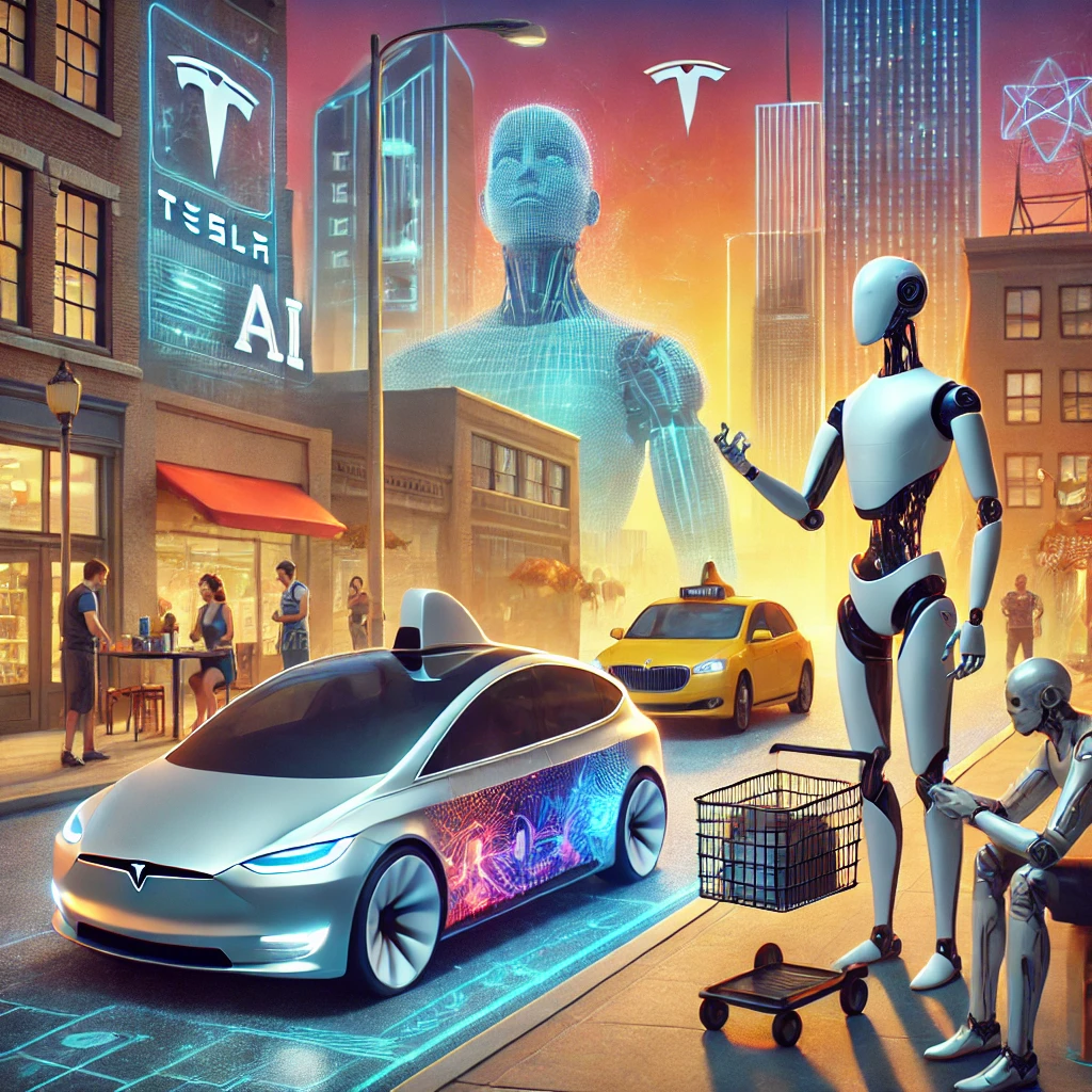 Tesla’s AI Innovations – Self-Driving Taxis and Humanoid Robots