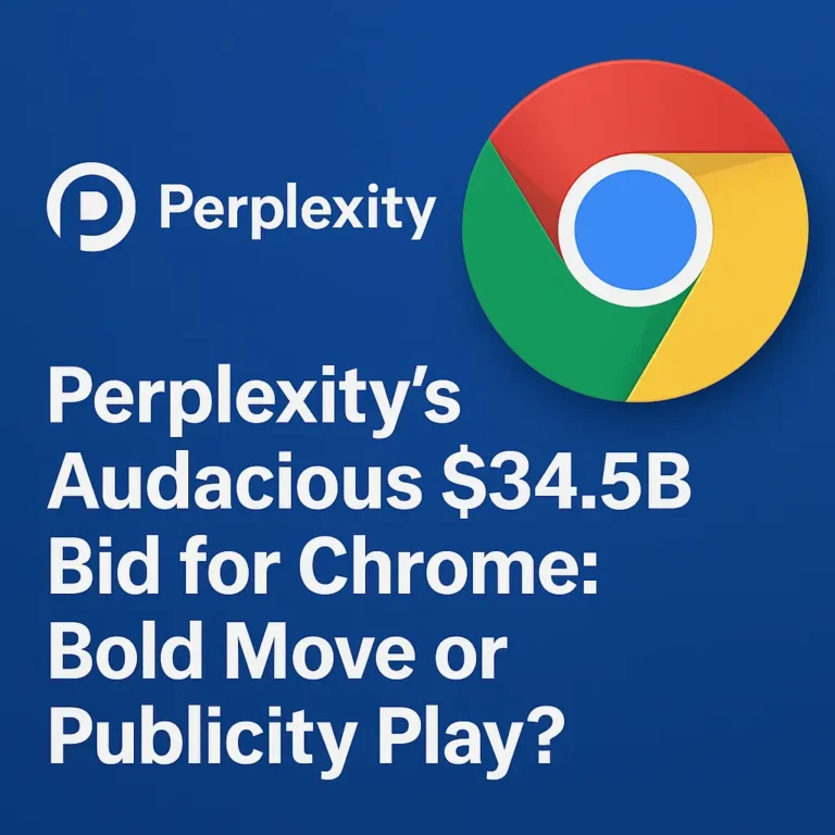📰 Perplexity AI’s $34.5 Billion Bid for Chrome Shakes the Tech World: Bold Move or Buzz Stunt?